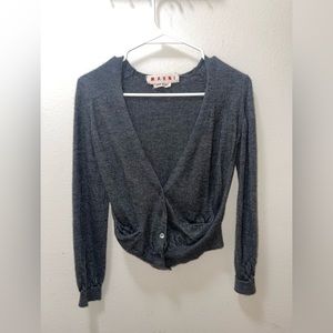 Marni cardigan - gray- size small